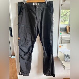 Fjallraven Black Cargo Pants Versatile Outdoor Essential